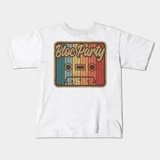 Bloc Party Vintage Cassette Kids T-Shirt